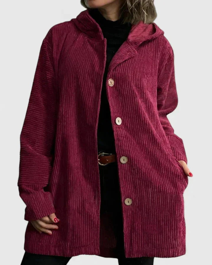 Hellbraune Cordjacke Stefania – Bild 3