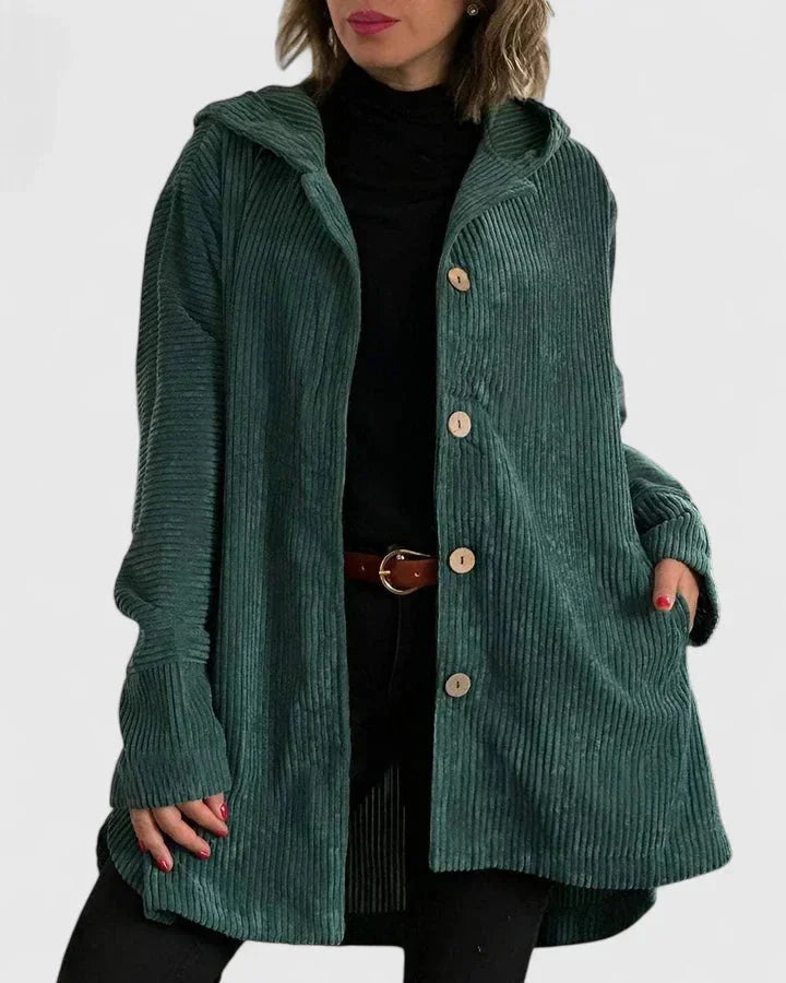 Hellbraune Cordjacke Stefania – Bild 7