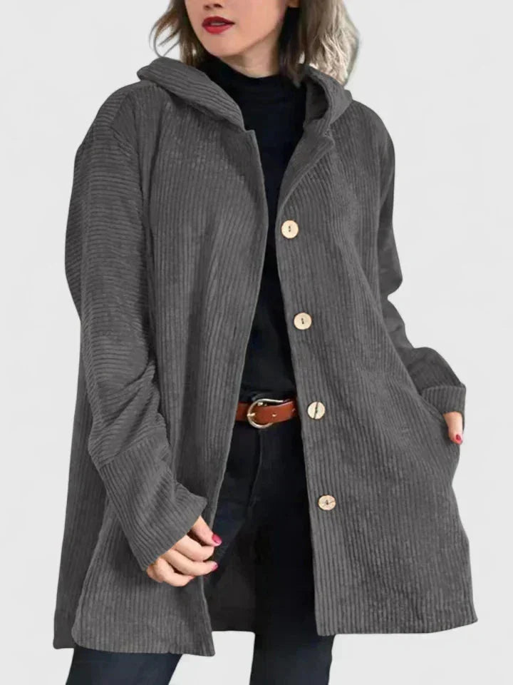 Hellbraune Cordjacke Stefania – Bild 10