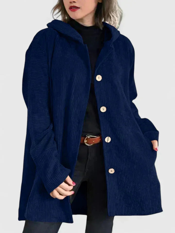 Hellbraune Cordjacke Stefania – Bild 9