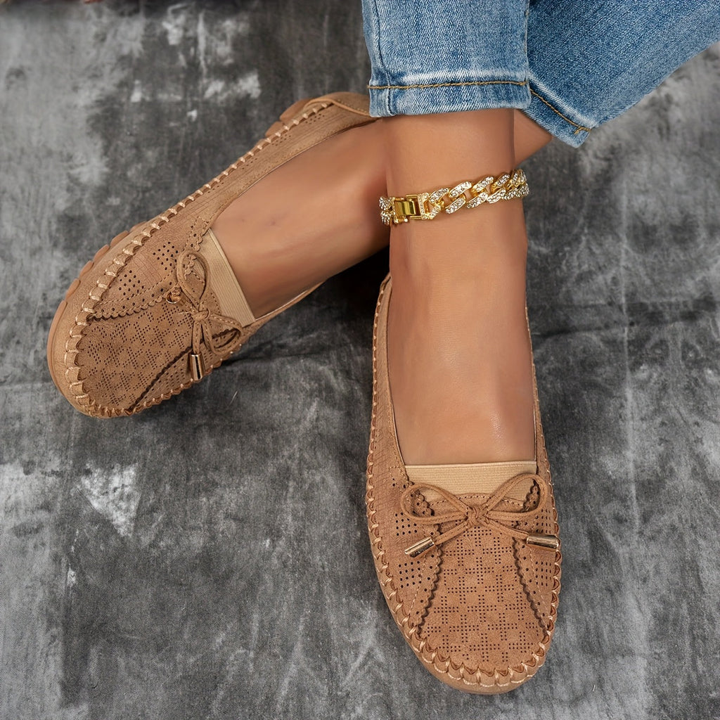 Weiche Komfort-Loafer mit zarter Schleife Sabine – Bild 4