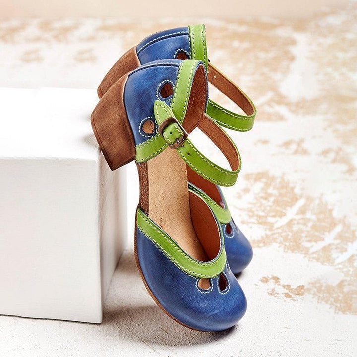 Orthopädische Sandalen mit niedrigem Absatz Laisy – Bild 5