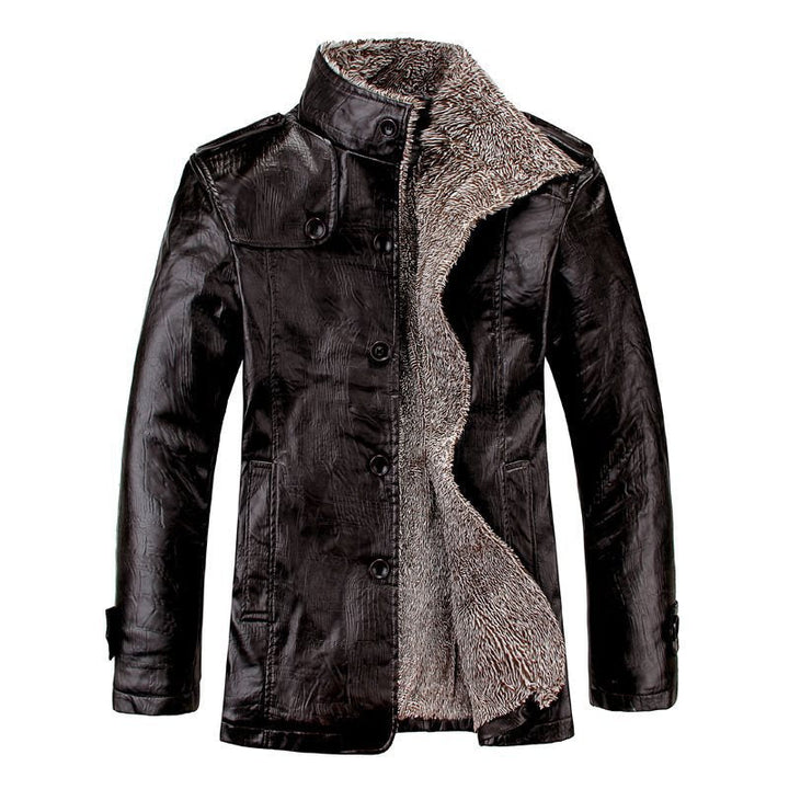 Kunstlederjacke mit Fleece Gildo – Bild 2
