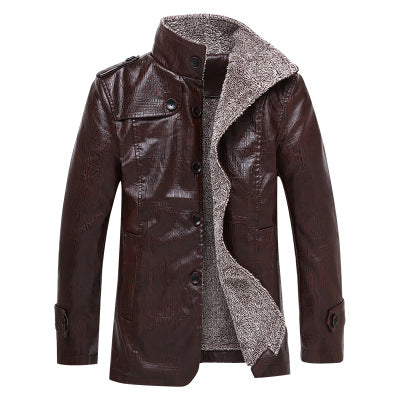 Kunstlederjacke mit Fleece Gildo – Bild 3
