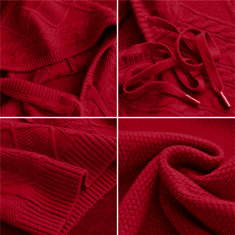 Kapuzenpullover aus Zopfstrick Emily – Bild 5