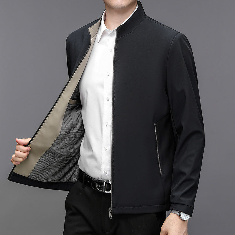 Herrenjacke mit Stehkragen Davide – Bild 4