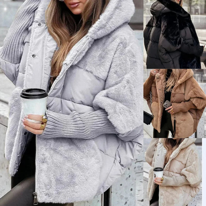 Daunenjacke mit Einsätzen aus Kunstfell Aurelia – Bild 5