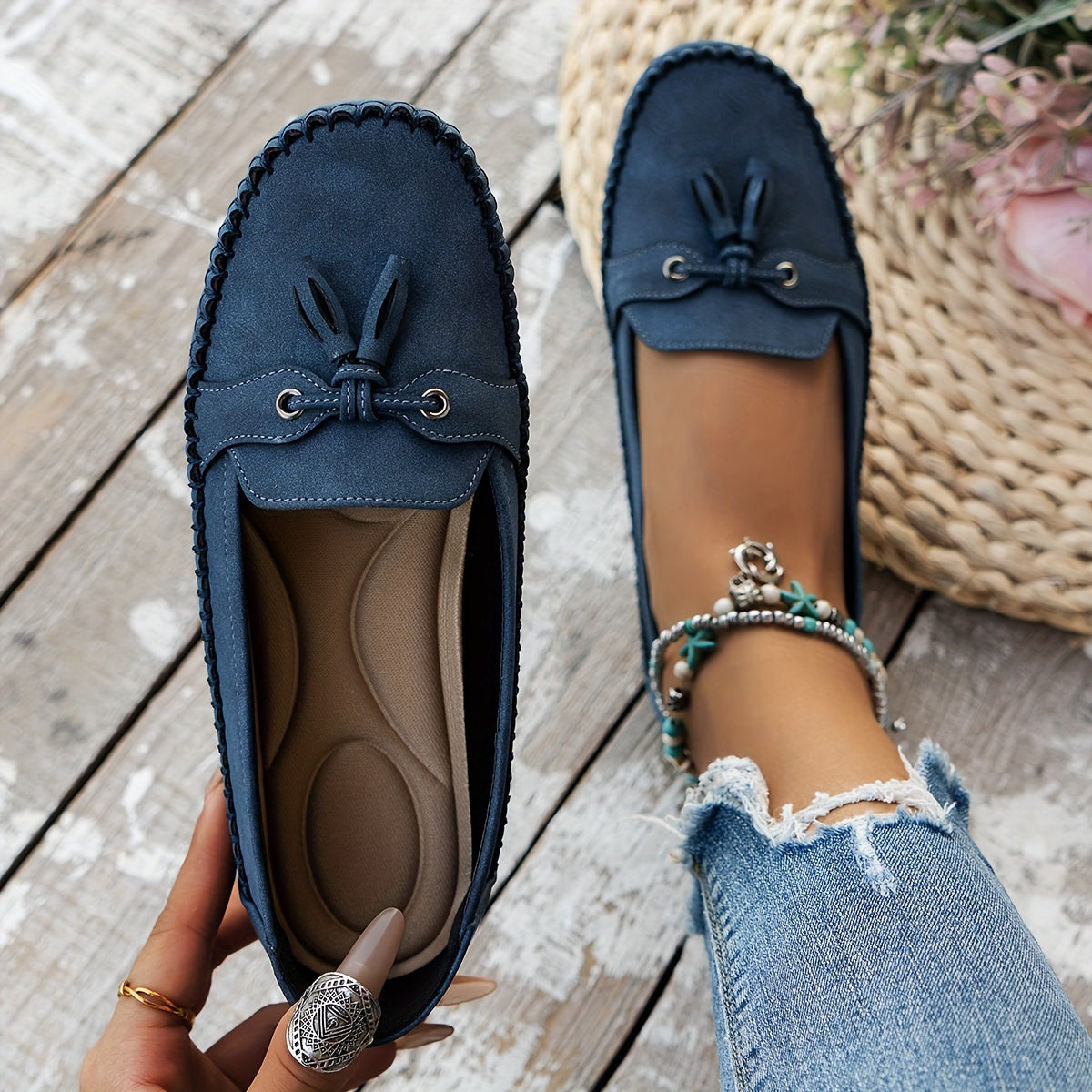 Klassische Loafers mit Quasten-Detail Nadine – Bild 8