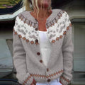 Handgestrickter Cardigan Damen Fátima – Bild 3
