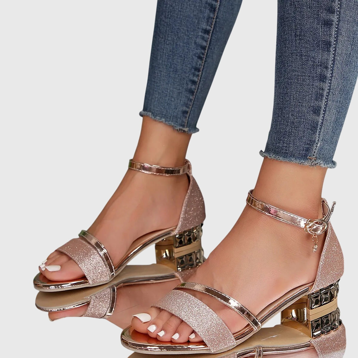 Orthopädische Absatzsandalen Alison – Bild 6