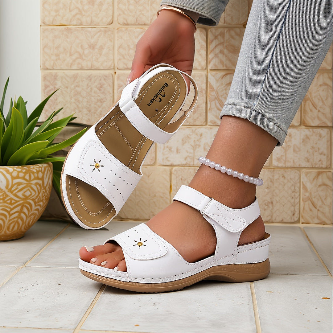 Leichte Sommer-Sandale mit Klettverschluss Liana – Bild 5