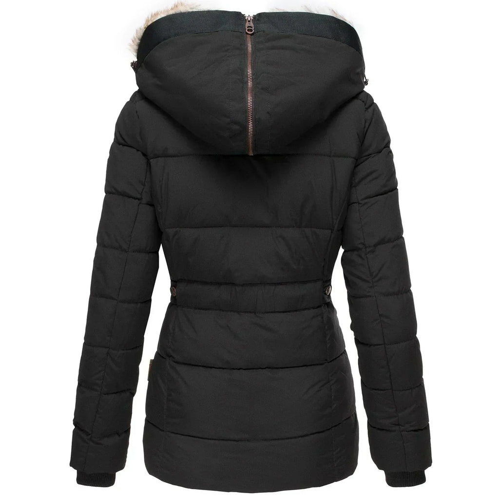 Daunenjacke mit gefütterter Kapuze aus Fell Alba – Bild 2