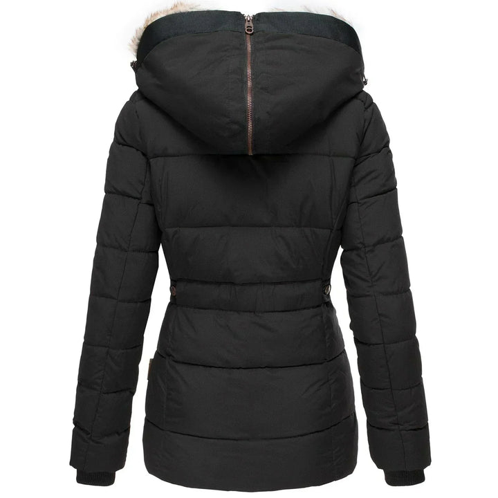 Daunenjacke mit gefütterter Kapuze aus Fell Alba – Bild 2