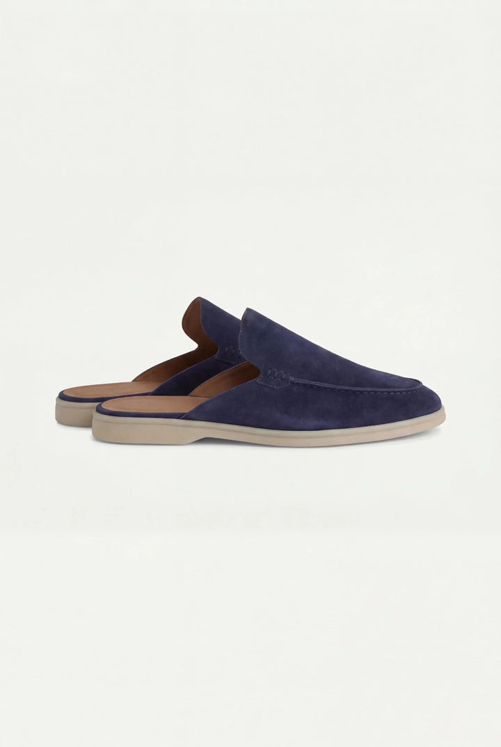 Albrecht™ | Offener Sommer-Mule Marineblau