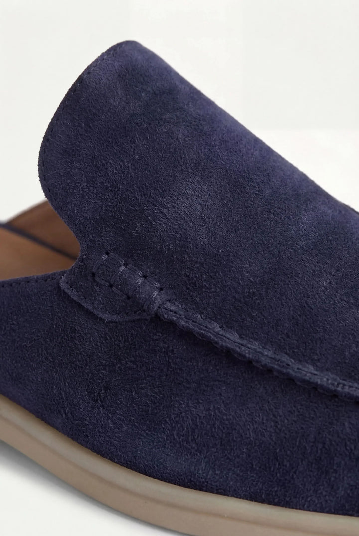 Albrecht™ | Offener Sommer-Mule Marineblau