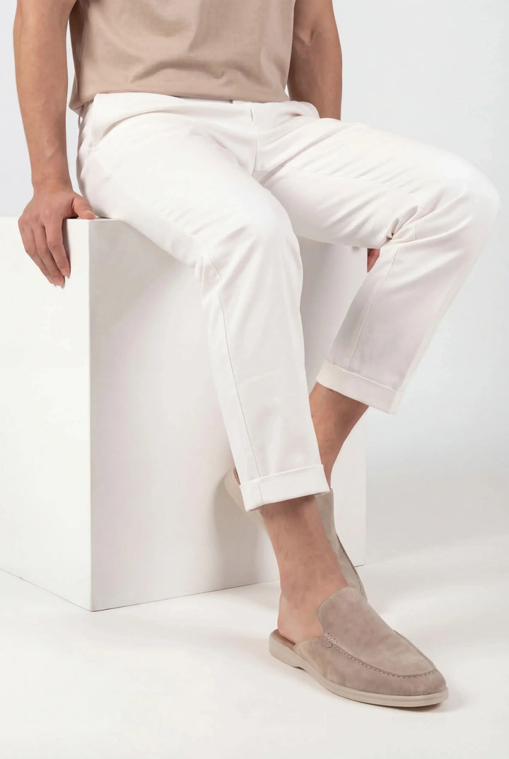 Clemens™ | Offener Sommer-Mule Beige