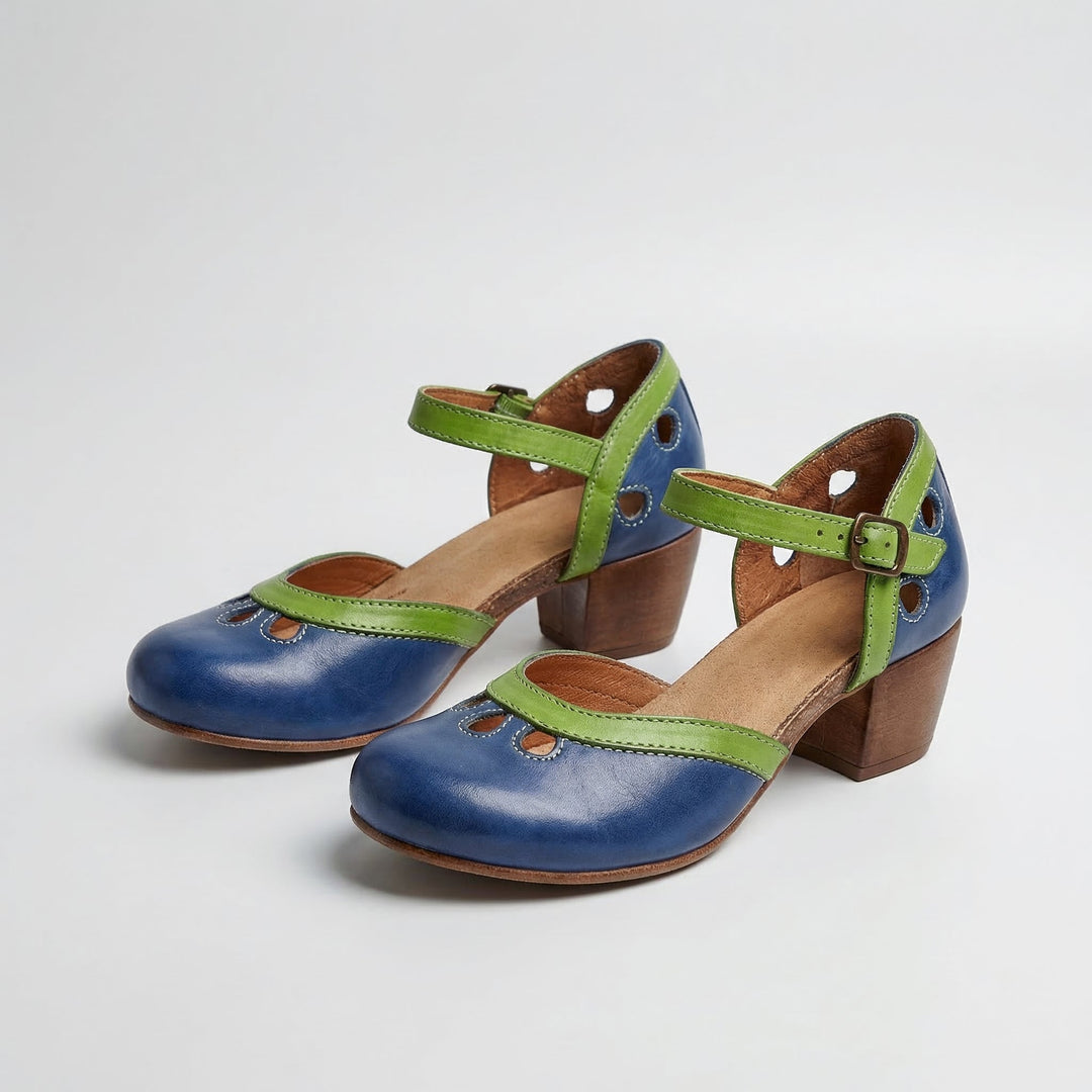 Orthopädische Sandalen mit niedrigem Absatz Laisy – Bild 4