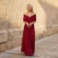 Elegantes Rotes Kleid Damen Harper Rot – Weiss Modehaus