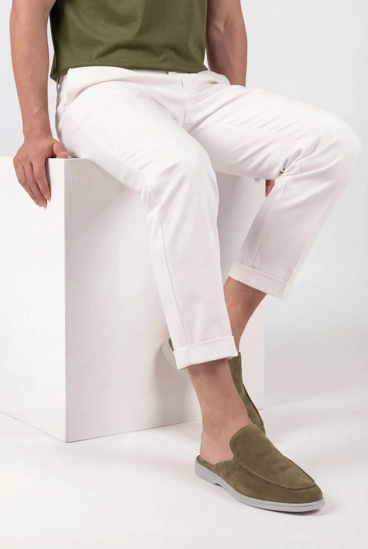 Dietrich™ | Offener Sommer-Mule Oliv