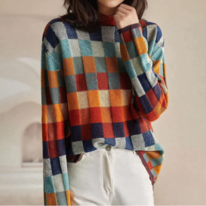 Retro Pulli Komfortabel Isla – Bild 2