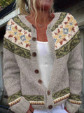 Isländische Strickjacke in herbstlichen Farben Damen Julieta – Bild 2