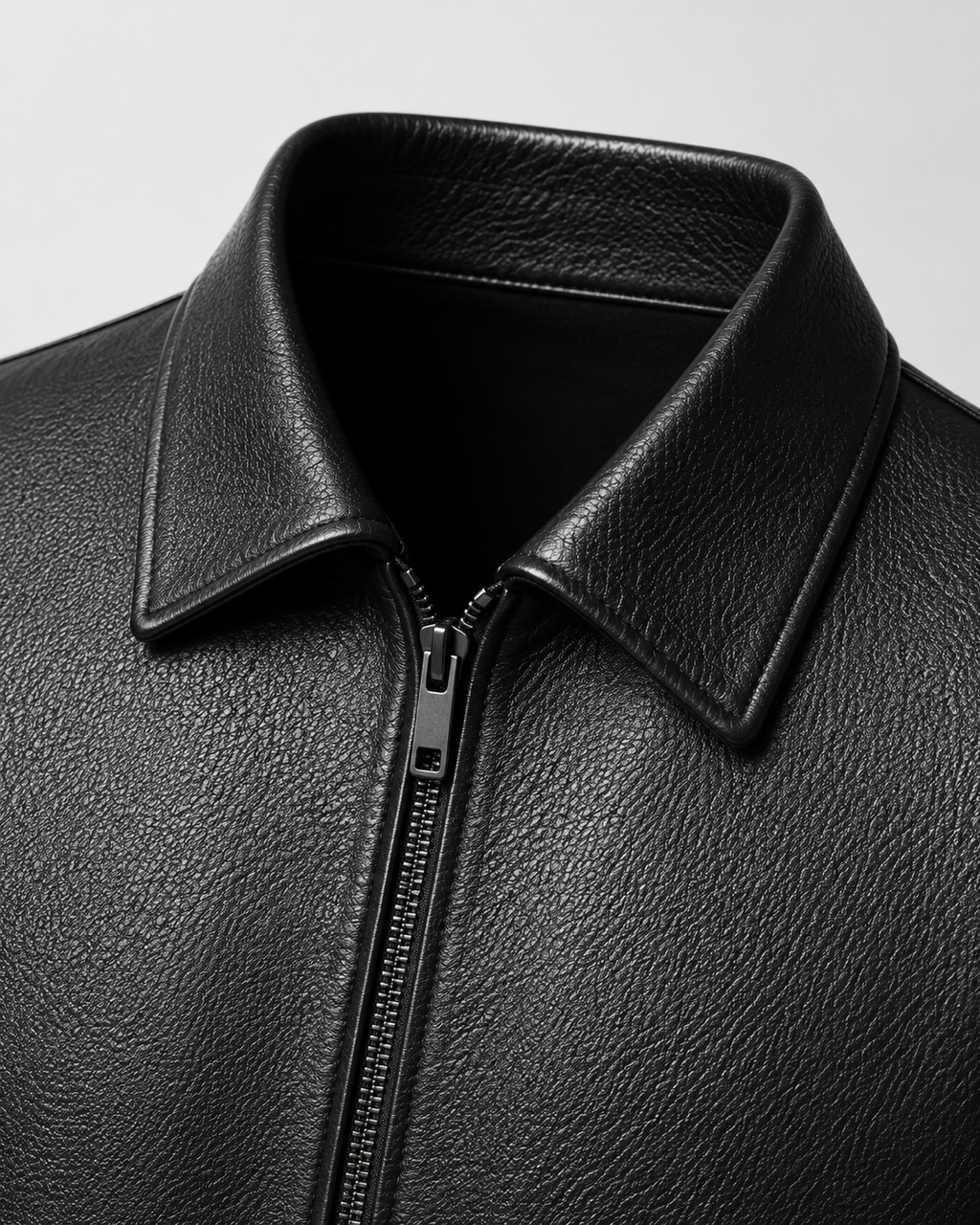Herrenjacke Lederoptik mit Kragen Augusto – Bild 5