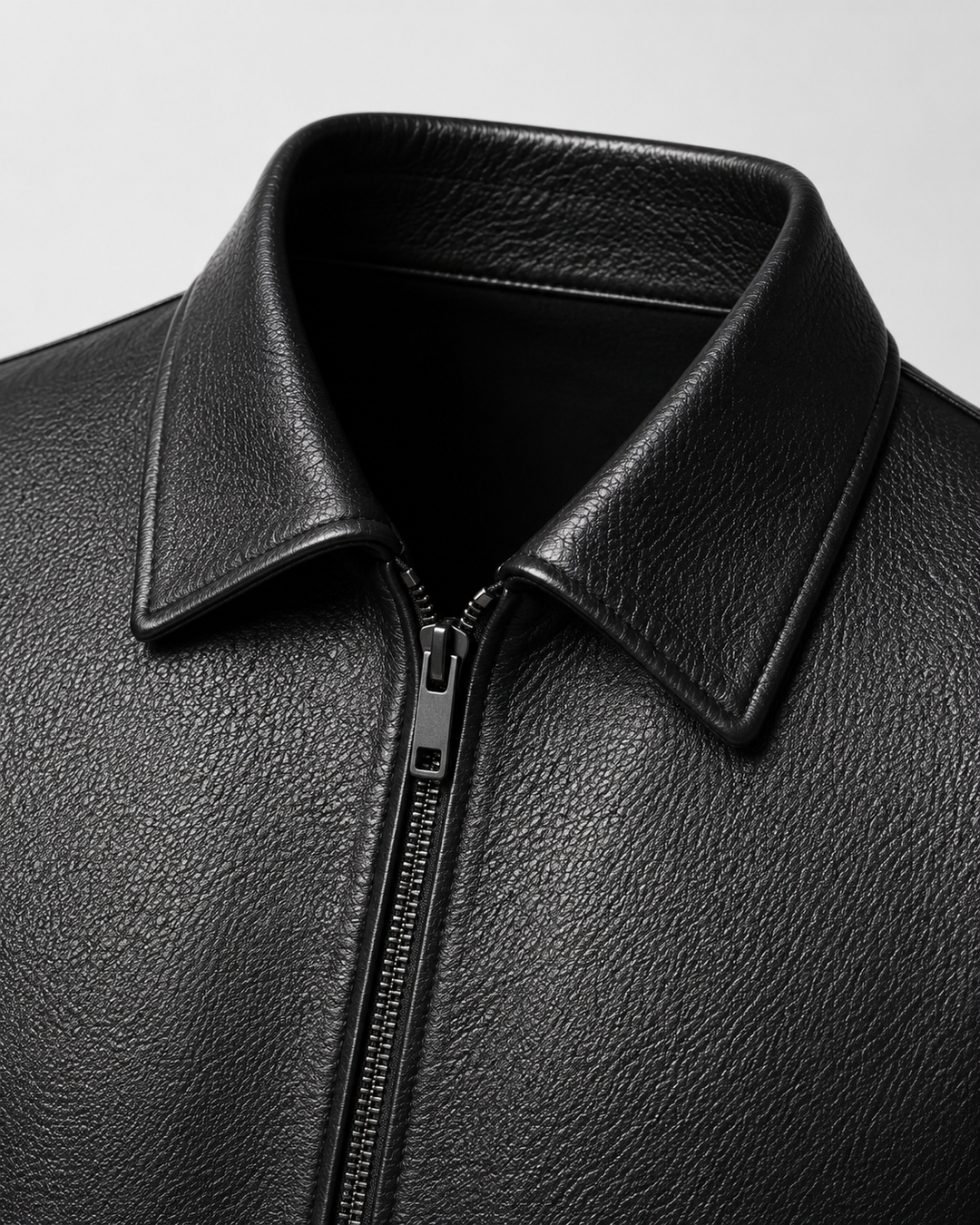 Herrenjacke Lederoptik mit Kragen Augusto – Bild 5