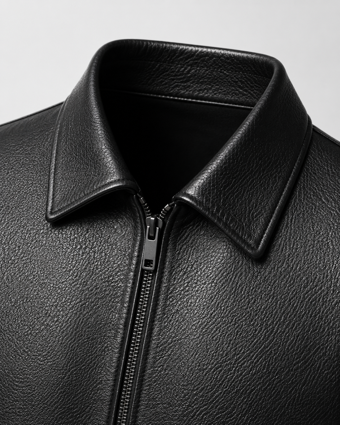 Herrenjacke Lederoptik mit Kragen Augusto – Bild 5
