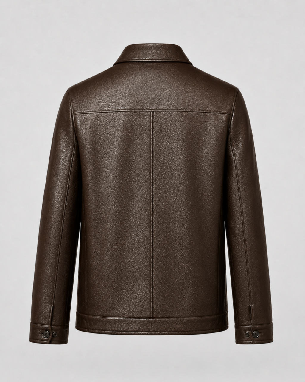 Herrenjacke Lederoptik mit Kragen Augusto – Bild 8