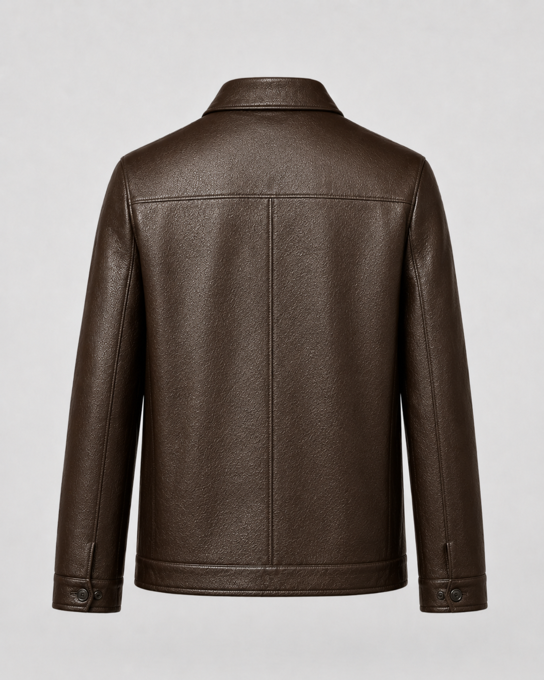 Herrenjacke Lederoptik mit Kragen Augusto – Bild 8