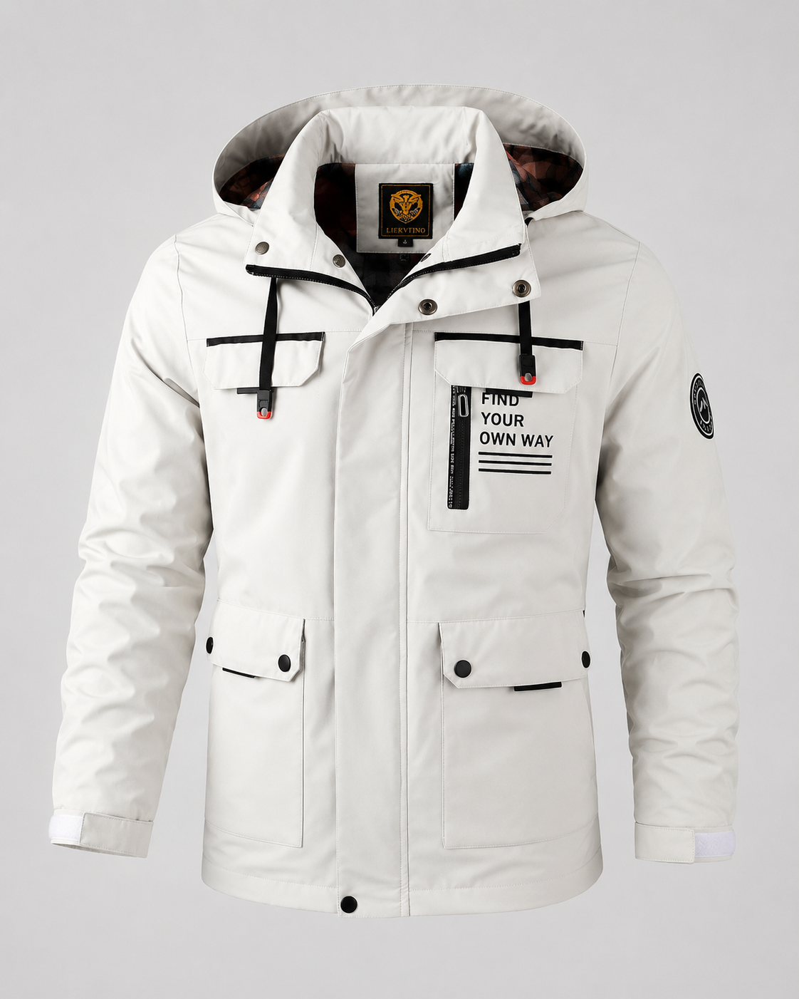 Herren Utility Parka mit Kapuze Daniele – Bild 2