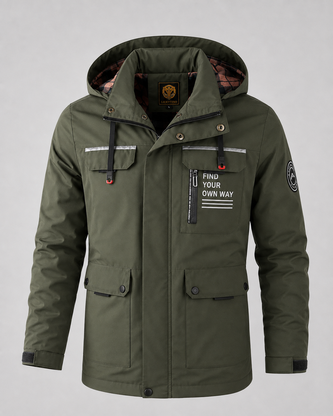 Herren Utility Parka mit Kapuze Daniele – Bild 3