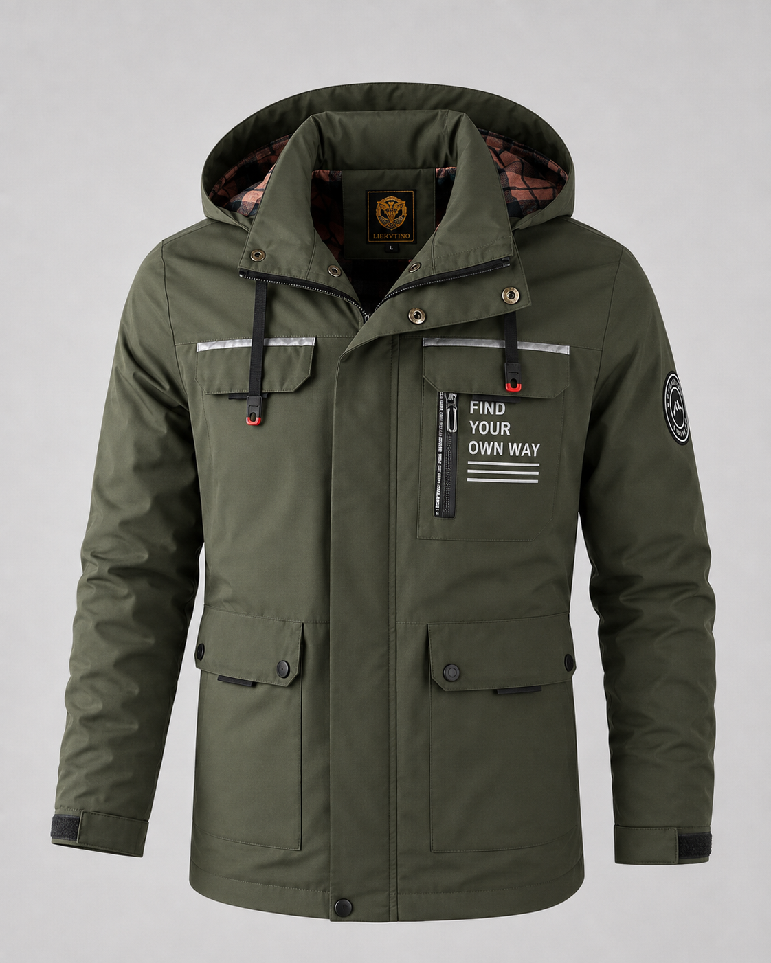Herren Utility Parka mit Kapuze Daniele – Bild 3