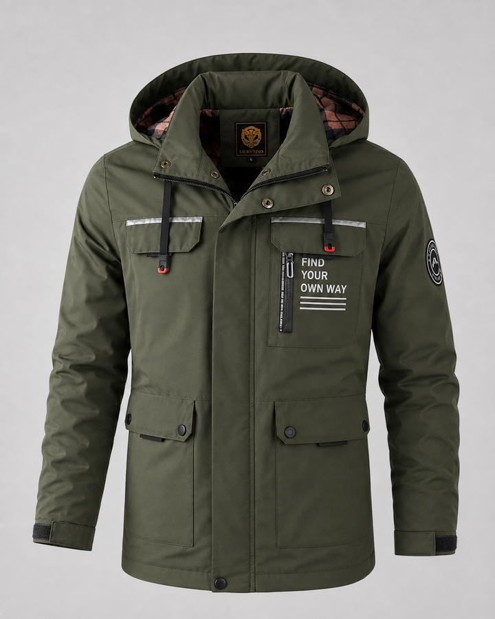 Herren Utility Parka mit Kapuze Daniele – Bild 3