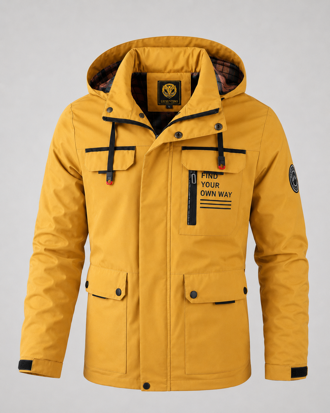 Herren Utility Parka mit Kapuze Daniele – Bild 4