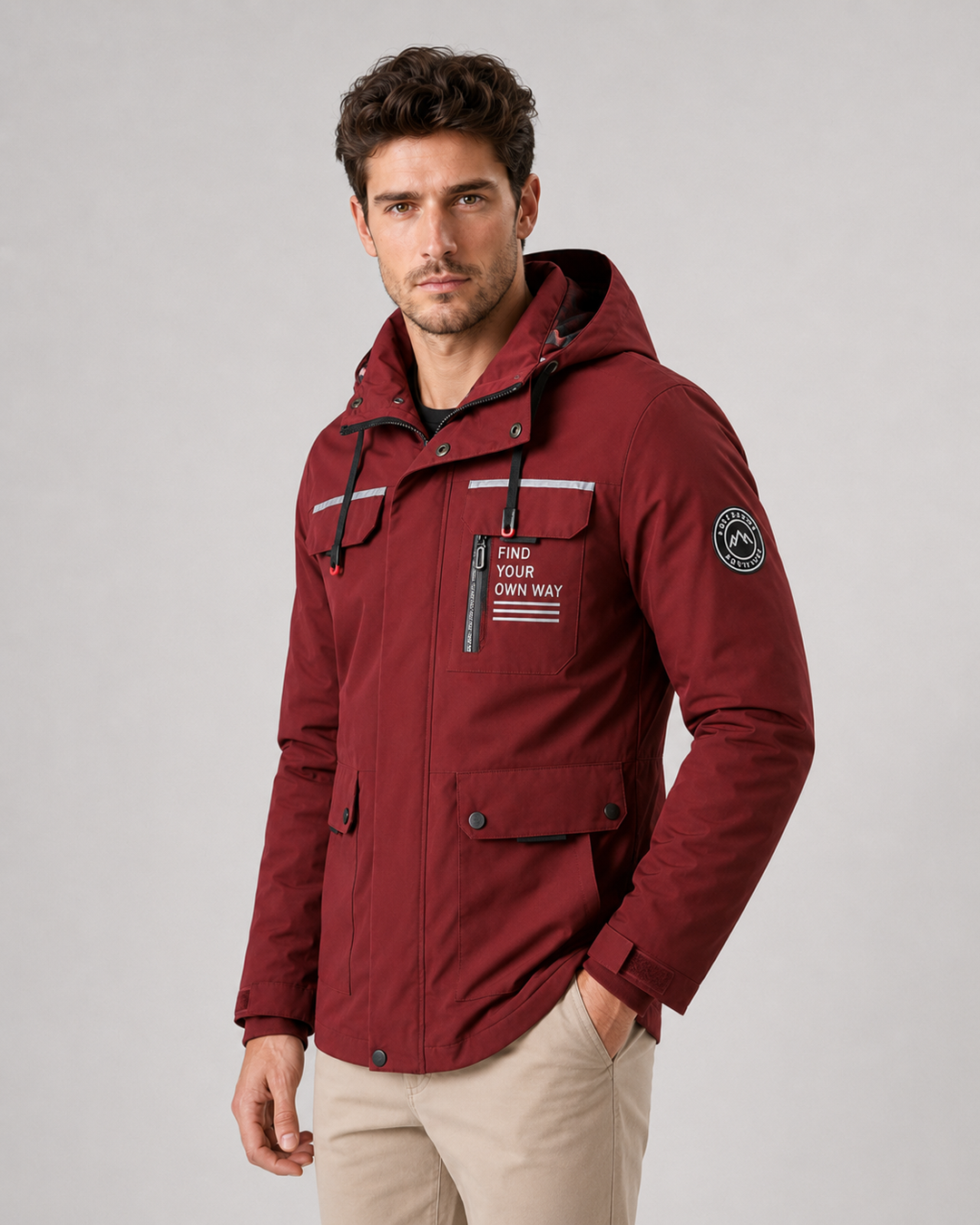 Herren Utility Parka mit Kapuze Daniele – Bild 6