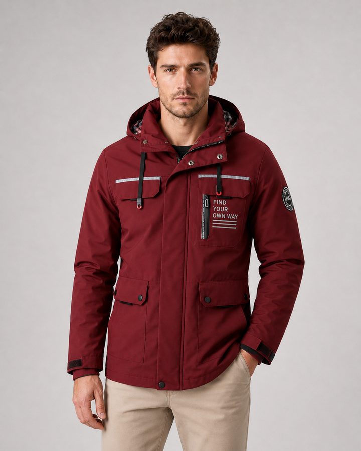 Herren Utility Parka mit Kapuze Daniele – Bild 7