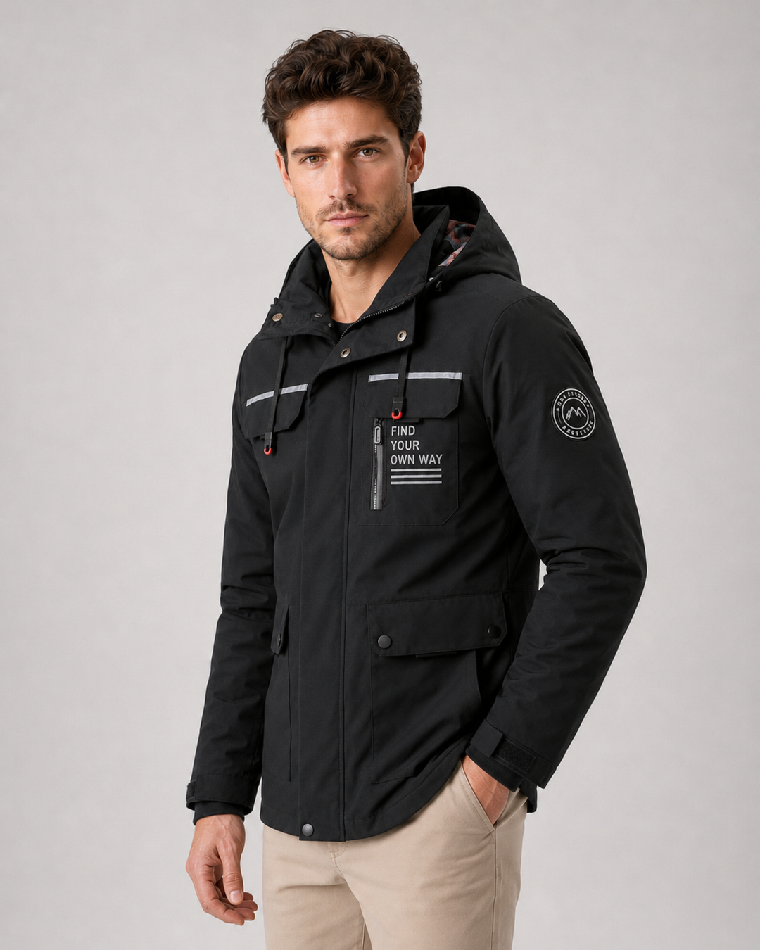 Herren Utility Parka mit Kapuze Daniele – Bild 8
