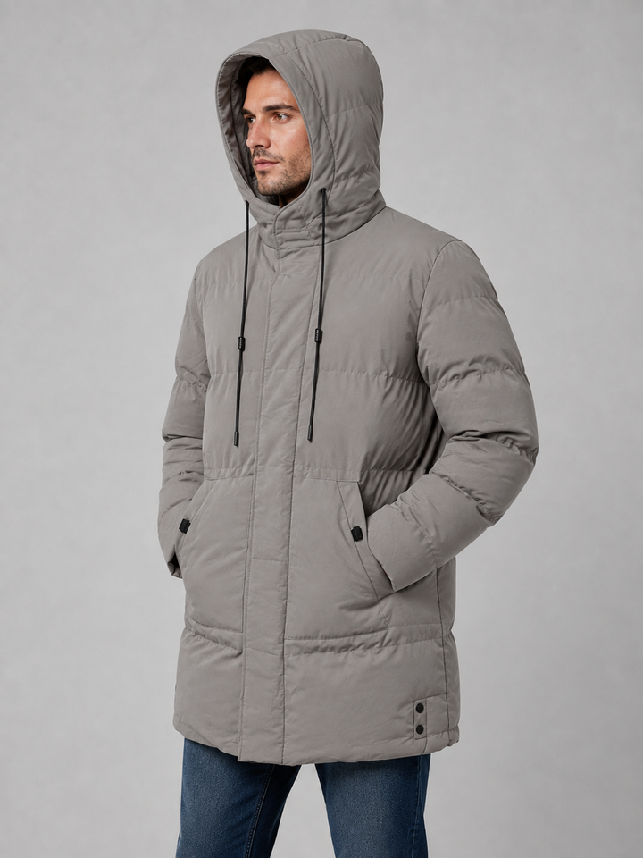 Langer, gepolsterter Parka für Herren Fulvio – Bild 3
