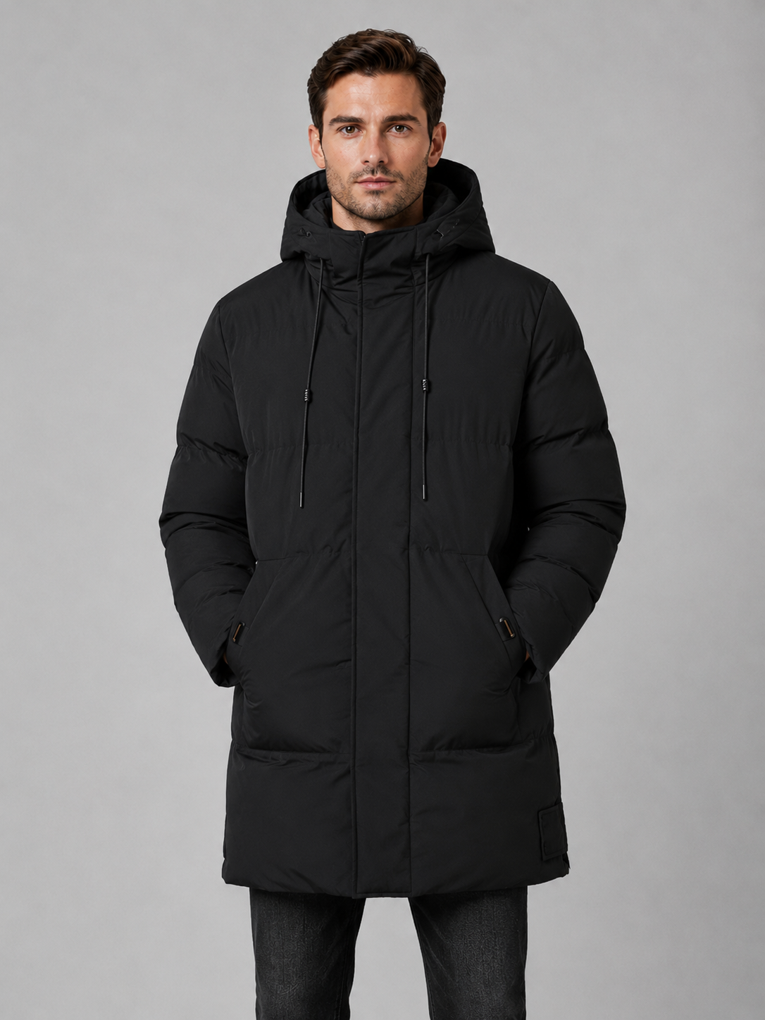Langer, gepolsterter Parka für Herren Fulvio – Bild 5