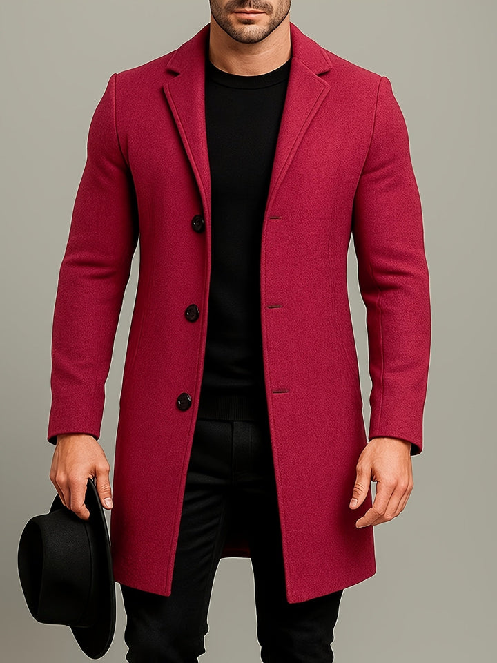 Winter Trenchcoat für Herren einreihig Federico – Bild 3