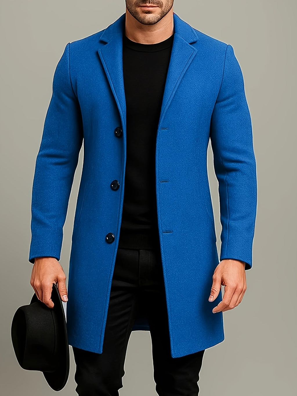 Winter Trenchcoat für Herren einreihig Federico – Bild 6