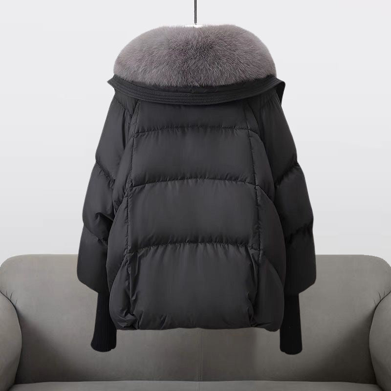 Daunenjacke mit Kunstfellkragen und Knebelverschlüssen Damen Francesca – Bild 5