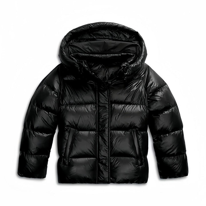 Glänzende Quadratische Daunenjacke Damen Giorgia – Bild 5