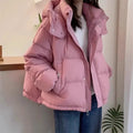 Quadratischer Daunenjacke mit hohem Kragen Damen Ilaria Rosa – Weiss Modehaus