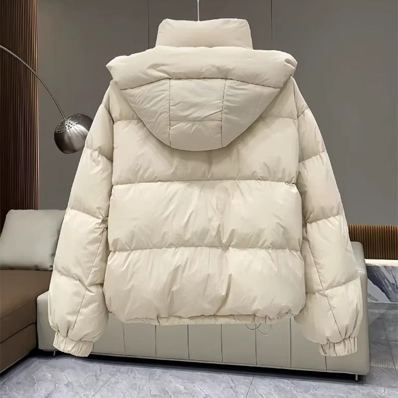 Quadratischer Daunenjacke mit hohem Kragen Damen Ilaria – Bild 13