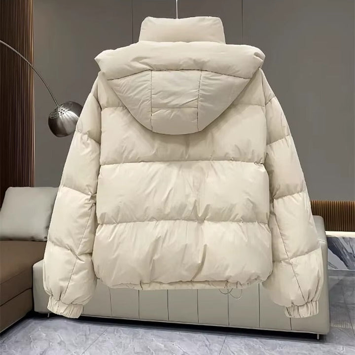 Quadratischer Daunenjacke mit hohem Kragen Damen Ilaria – Bild 13