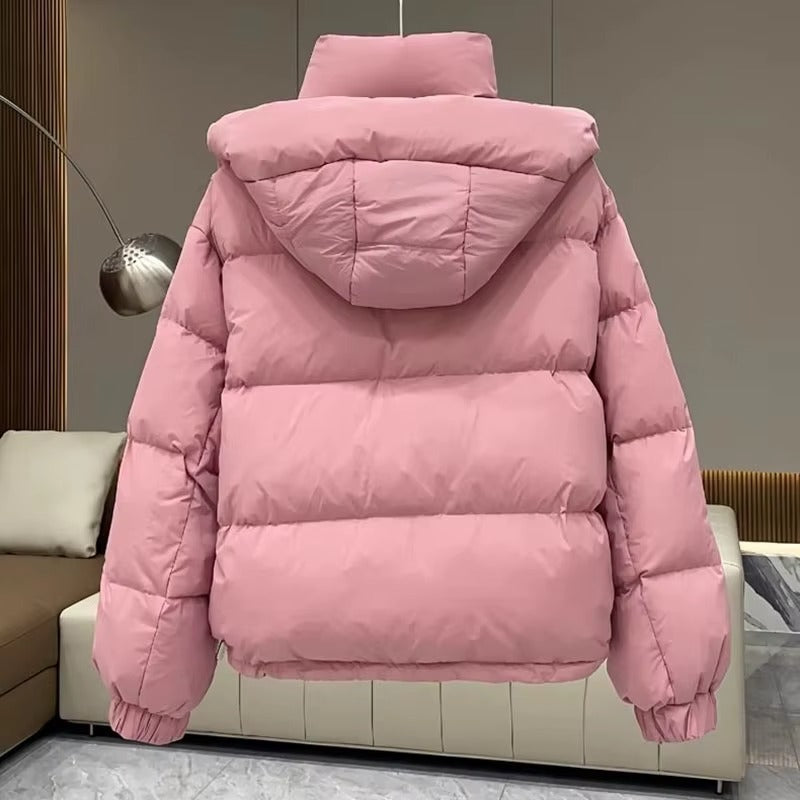 Quadratischer Daunenjacke mit hohem Kragen Damen Ilaria – Bild 15