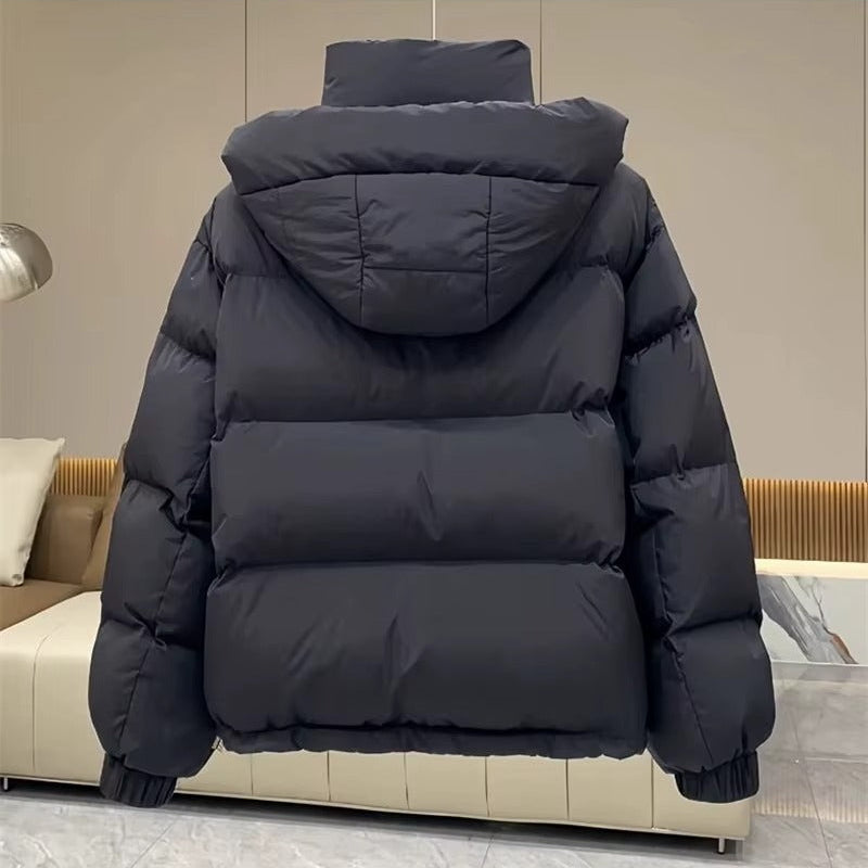 Quadratischer Daunenjacke mit hohem Kragen Damen Ilaria – Bild 6