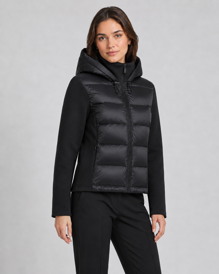 Hybrid-Daunenjacke mit Kapuze Damen Arianna – Bild 2